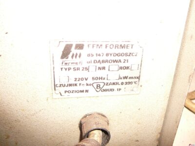 URZĄDZENIE STERUJĄCE FORMET