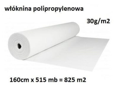 WŁÓKNINA FILTRACYJNA PPS 30G/M2 - 825 M2