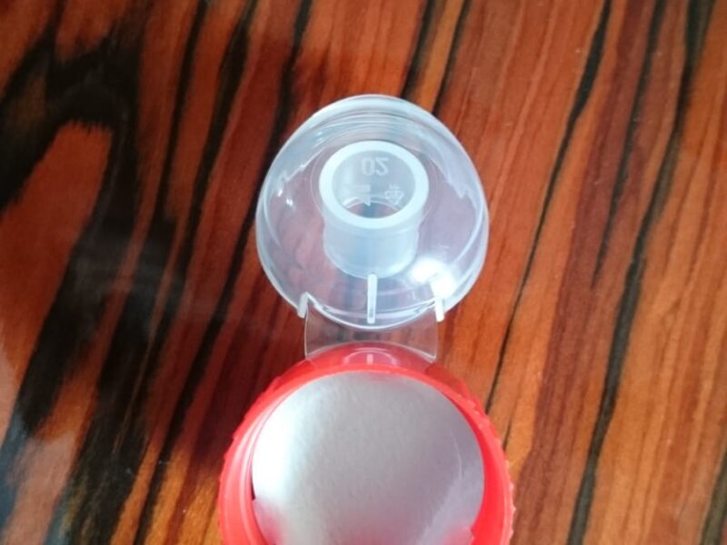 BUTELKI PET 60 ML Z ZAKRĘTKAMI TYPU KLIK 500 SZT