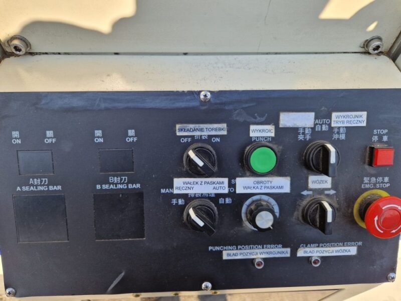 MASZYNY DO PRODUKCJI TOREBEK FOLIOWYCH COSMO ST-99