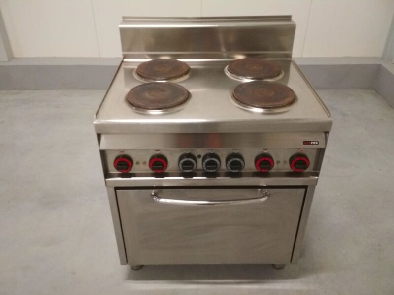 KUCHNIA ELEKTRYCZNA Z PIEKARNIKIEM REDFOX CF4-8ET/S