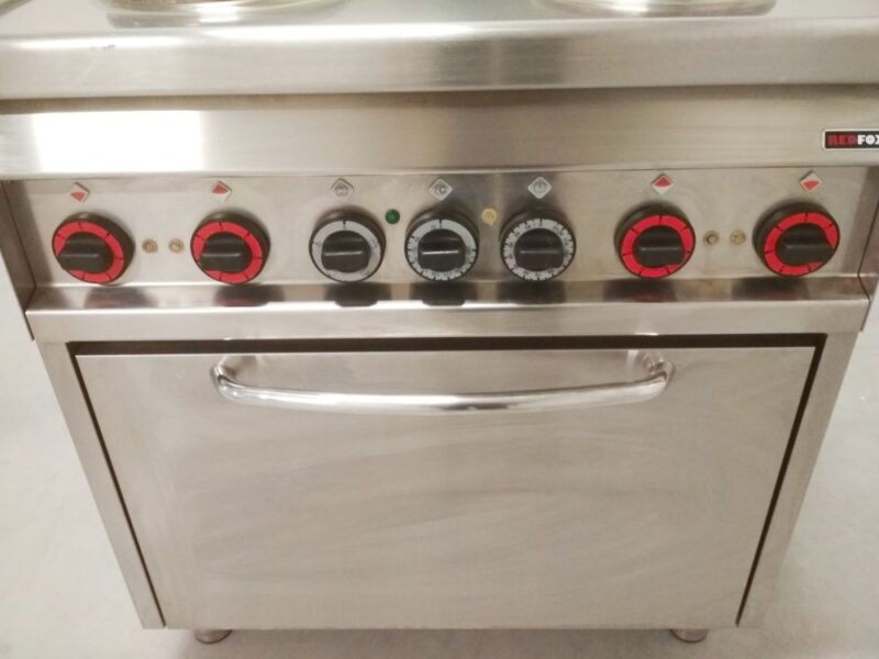 KUCHNIA ELEKTRYCZNA Z PIEKARNIKIEM REDFOX CF4-8ET/S