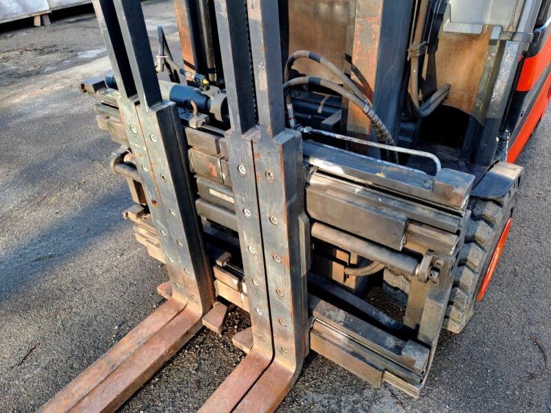 Wózek widłowy LINDE E30HL + paletyzer + nowa bateria