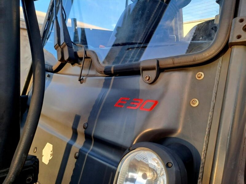 Wózek widłowy LINDE E30HL + paletyzer + nowa bateria