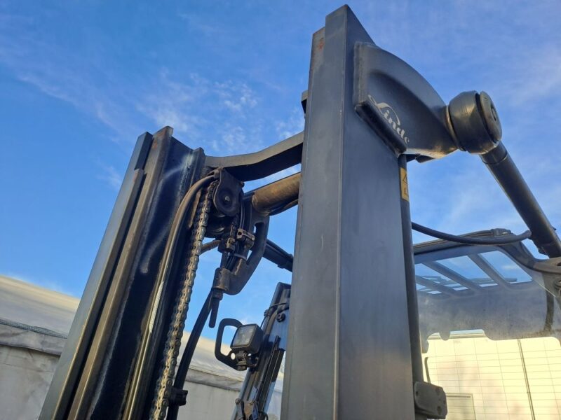 Wózek widłowy LINDE E30HL + paletyzer + nowa bateria