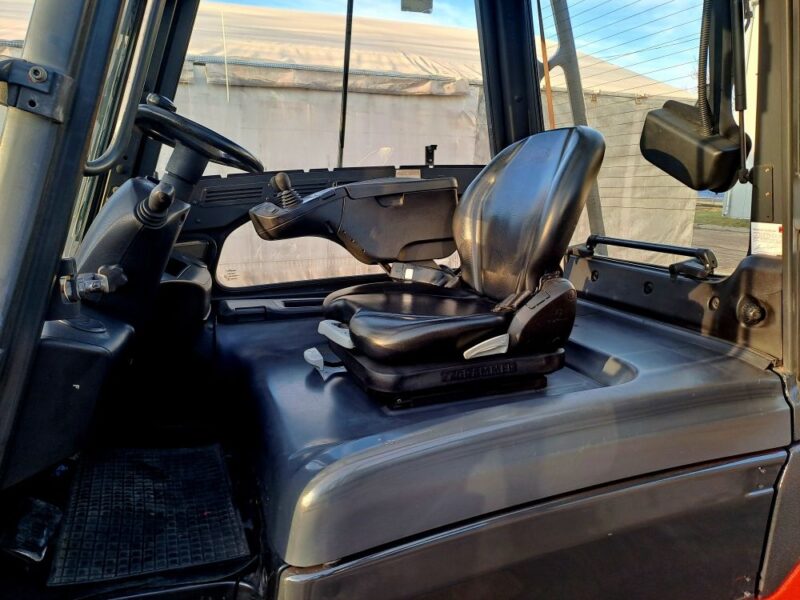 Wózek widłowy LINDE E30HL + paletyzer + nowa bateria