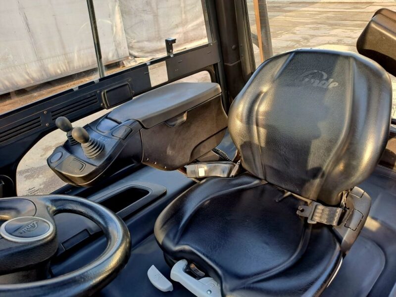 Wózek widłowy LINDE E30HL + paletyzer + nowa bateria