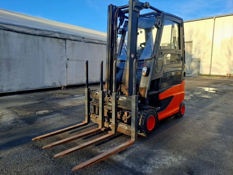 Wózek widłowy LINDE E30HL + paletyzer + nowa bateria