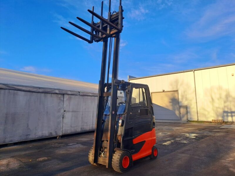 Wózek widłowy LINDE E30HL + paletyzer + nowa bateria