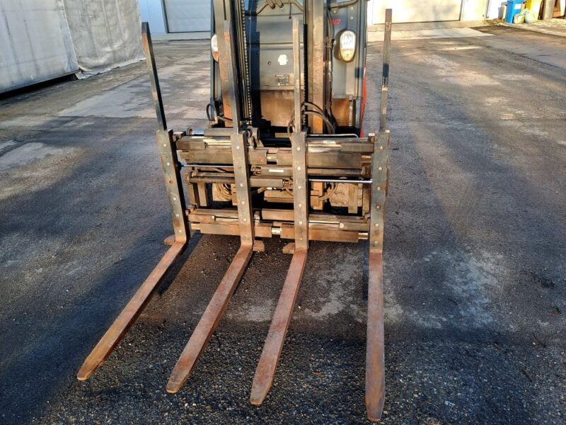 Wózek widłowy LINDE E30HL + paletyzer + nowa bateria