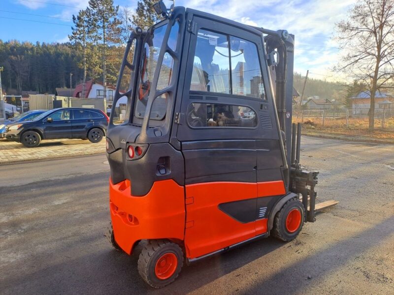 Wózek widłowy LINDE E30HL + paletyzer + nowa bateria