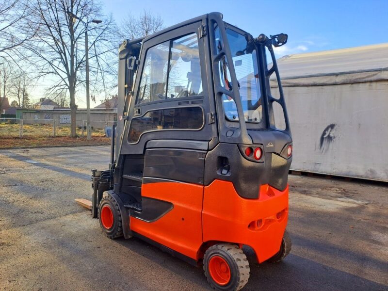 Wózek widłowy LINDE E30HL + paletyzer + nowa bateria