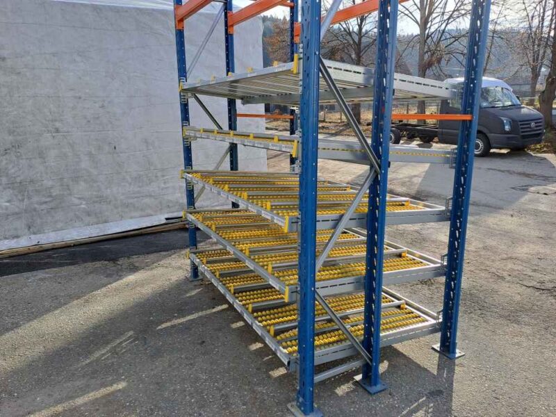 REGAŁ MAGAZYNOWY PRZEPŁYWOWY KARTON FLOW