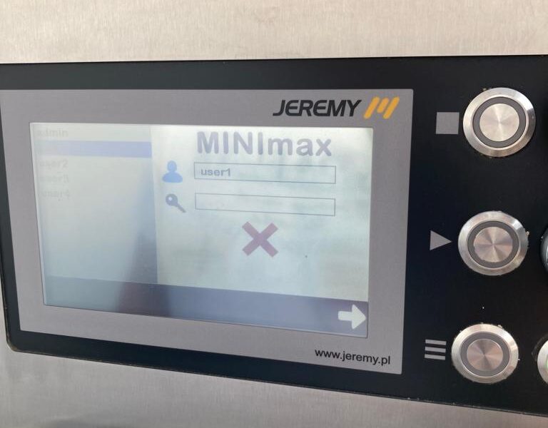 MASZYNA DO PRODUKCJI CIASTEK JEREMY MINIMAX UNO PLUS 60A