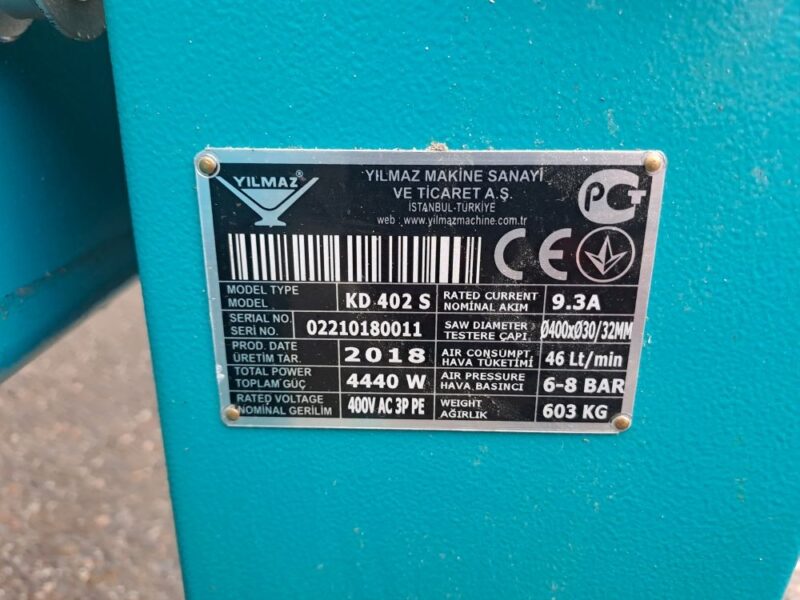 PIŁA DWUGŁOWICOWA ALU PCV YILMAZ KD 402 S