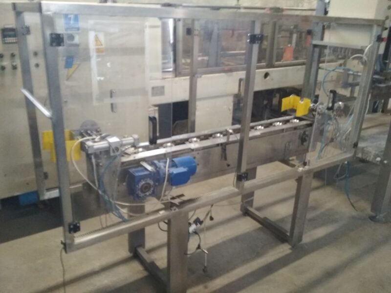 Zestaw urządzeń do butelek PET 5l - zakręcarka + płuczka