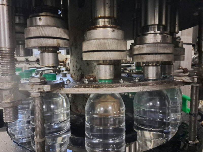 Triblock AQUAFILL 40/60/12 – maszyna rozlewnicza do wody mineralnej i napojów gazowanych PET