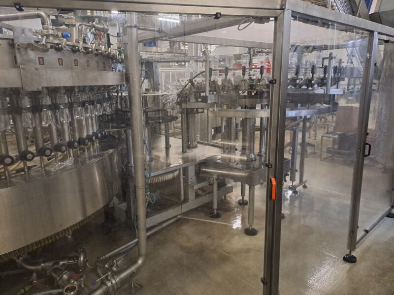 Triblock AQUAFILL 40/60/12 – maszyna rozlewnicza do wody mineralnej i napojów gazowanych PET