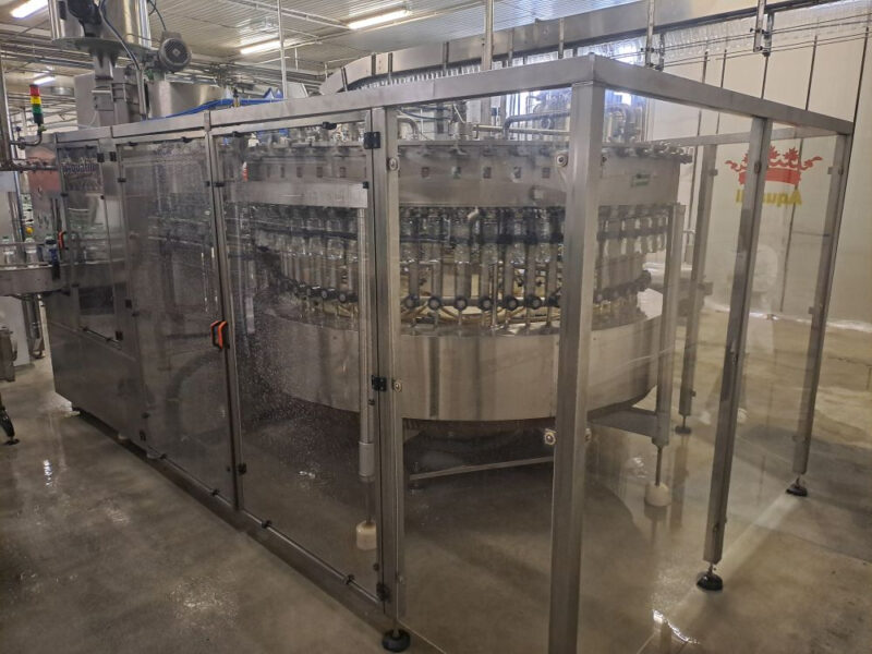 Triblock AQUAFILL 40/60/12 – maszyna rozlewnicza do wody mineralnej i napojów gazowanych PET