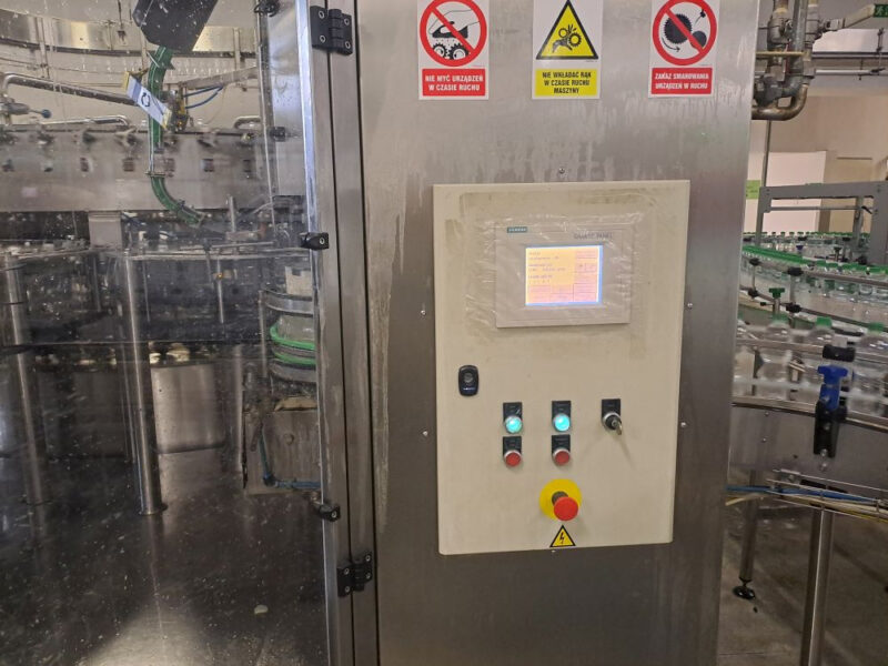 Triblock AQUAFILL 40/60/12 – maszyna rozlewnicza do wody mineralnej i napojów gazowanych PET