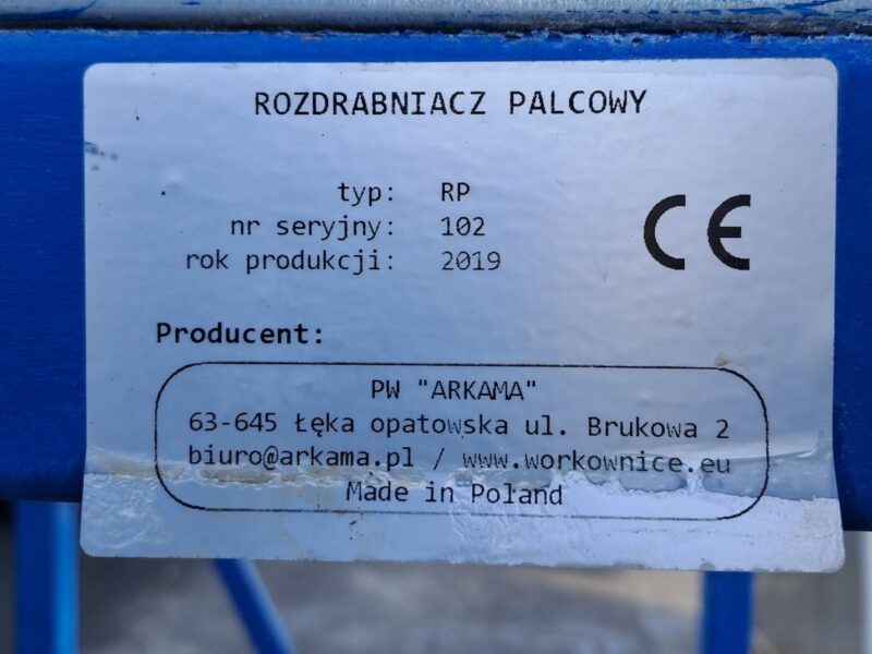Rozdrabniacz palcowy z przesiewaczem ARKAMA RP – 9 kW