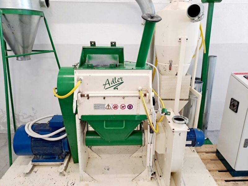 Młyn granulator separator ADLER A6-RM2 – system recyklingu 22 kW