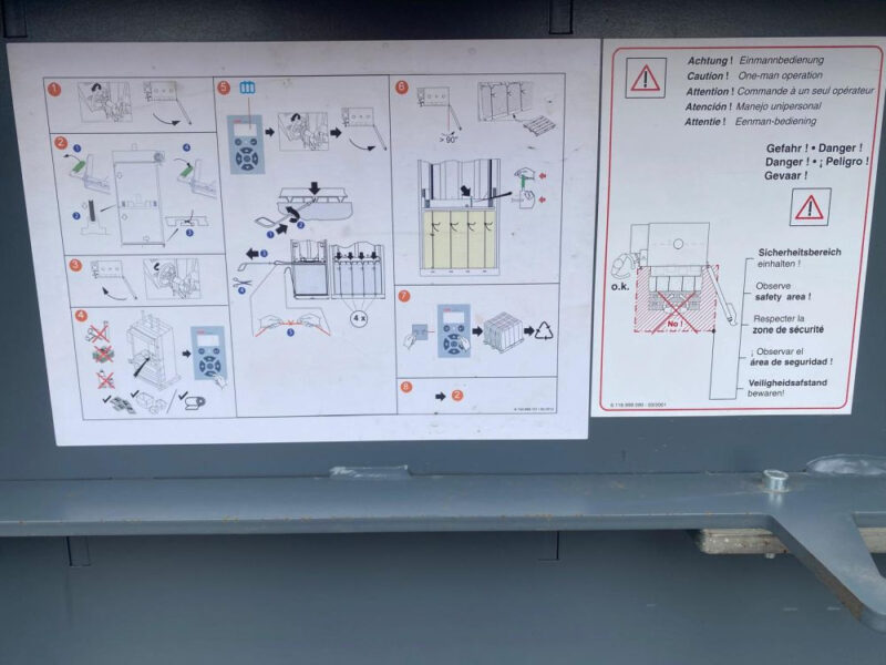 Prasa belująca HSM V-Press 825 plus pro – do makulatury, folii i tworzyw sztucznych
