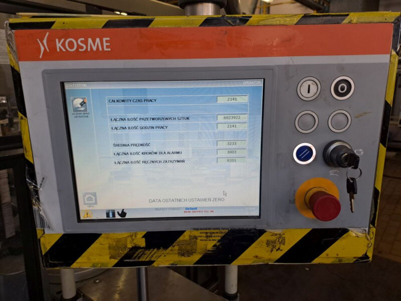 Etykieciarka używana KOSME Extra 9T (Extra 9/720 SC2 SL SA2) – 2011 | 7000 bph