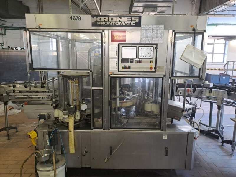 Etykieciarka używana KRONES PRONTOMATIC 720 12T – 10 000 bph