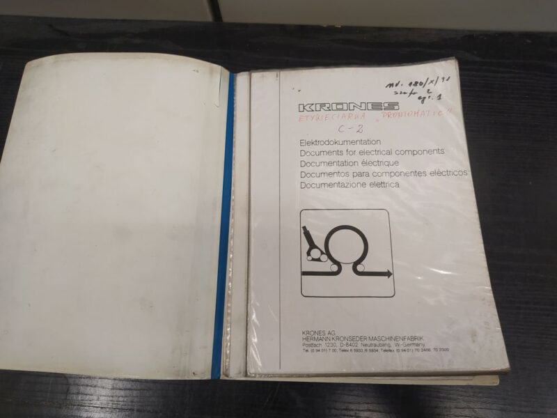 Etykieciarka używana KRONES PRONTOMATIC 720 12T – 10 000 bph