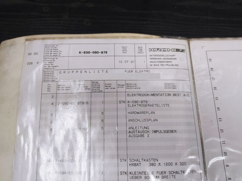 Etykieciarka używana KRONES PRONTOMATIC 720 12T – 10 000 bph