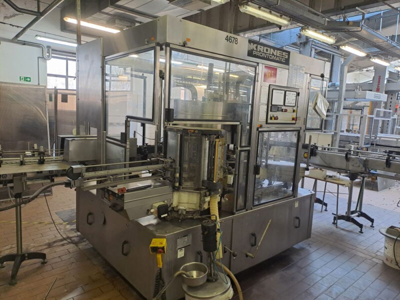 Etykieciarka używana KRONES PRONTOMATIC 720 12T – 10 000 bph