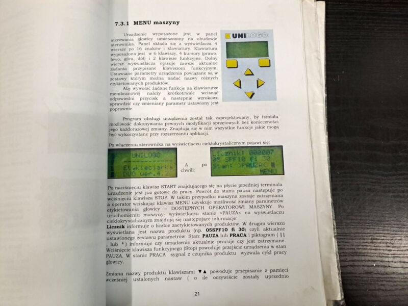 Etykieciarka samoprzylepna PE Labellers Universal 8T 3S 3E – 2 x UNILOGO