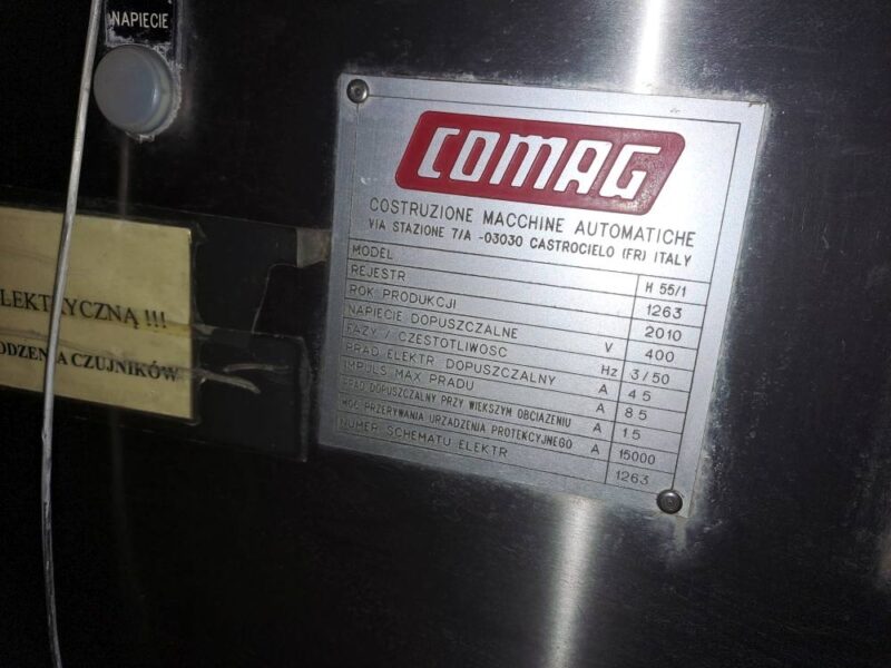 Aplikator uchwytów COMAG H55/1 do zgrzewek z napojami
